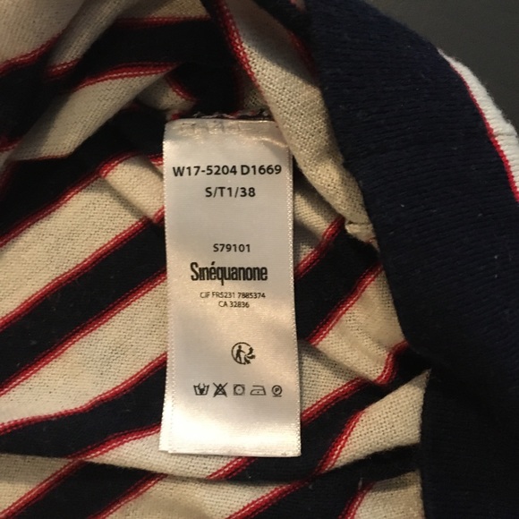 Sinequanone Paris women’s striped sweater size S - Picture 9 of 12